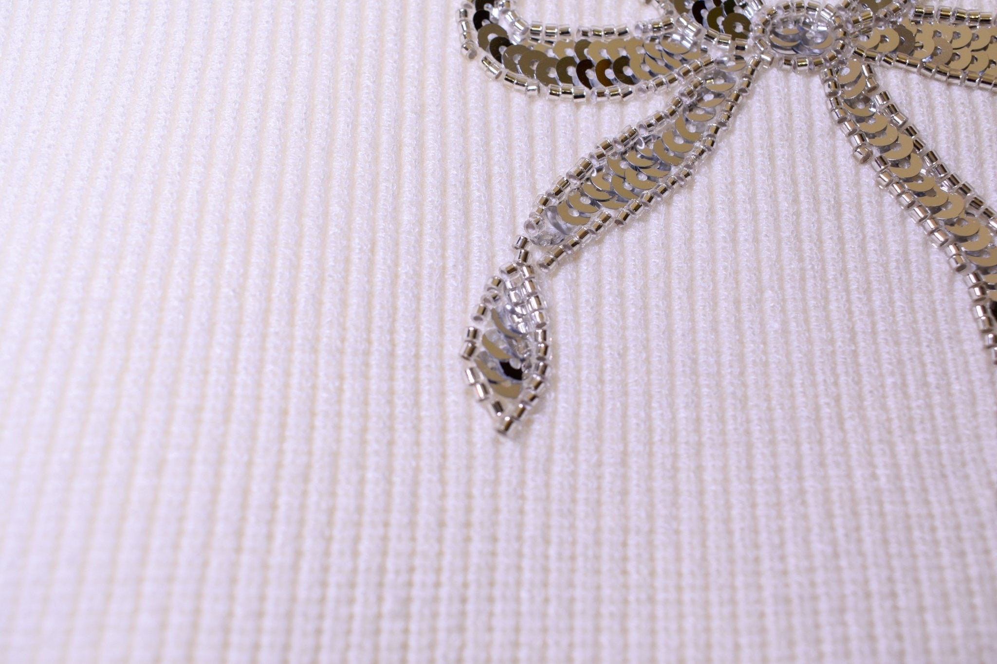 The Sequin Bow Sweater Vest - Deadwood South Boutique & Company LLC