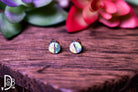 The Silvie Two Tone Sterling Silver Studs - Deadwood South Boutique & Company LLC