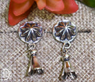 The Sterling Concho Stud with Dangle - Deadwood South Boutique & Company LLC
