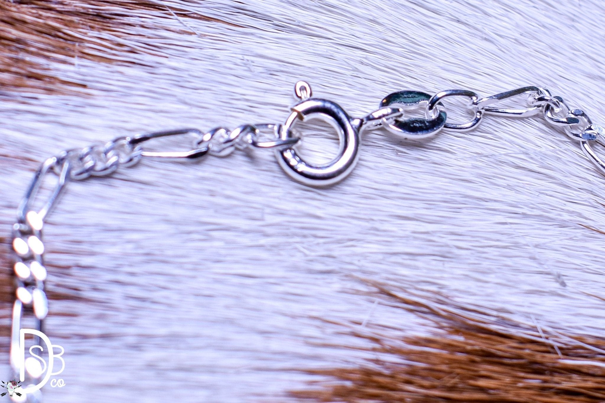 The Sterling Silver 18" Figaro Chain - Deadwood South Boutique & Company LLC