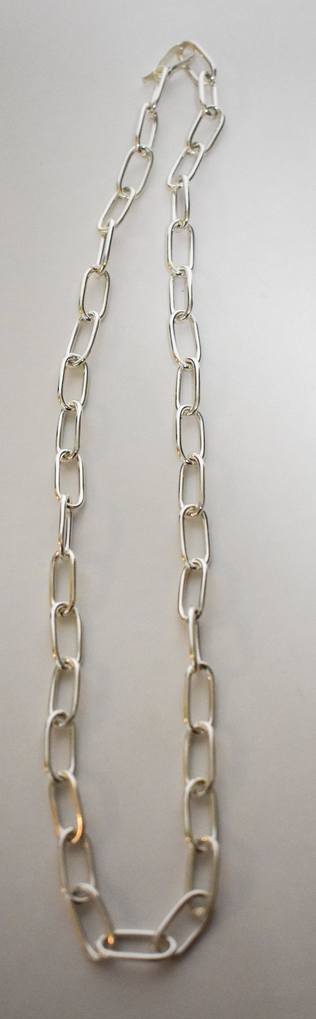 The Sterling Silver 18" Paperclip Necklace w/ Toggle Clasp - Deadwood South Boutique & Company LLC