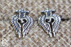 The Sterling Silver Angel Wing Studs - Deadwood South Boutique & Company LLC