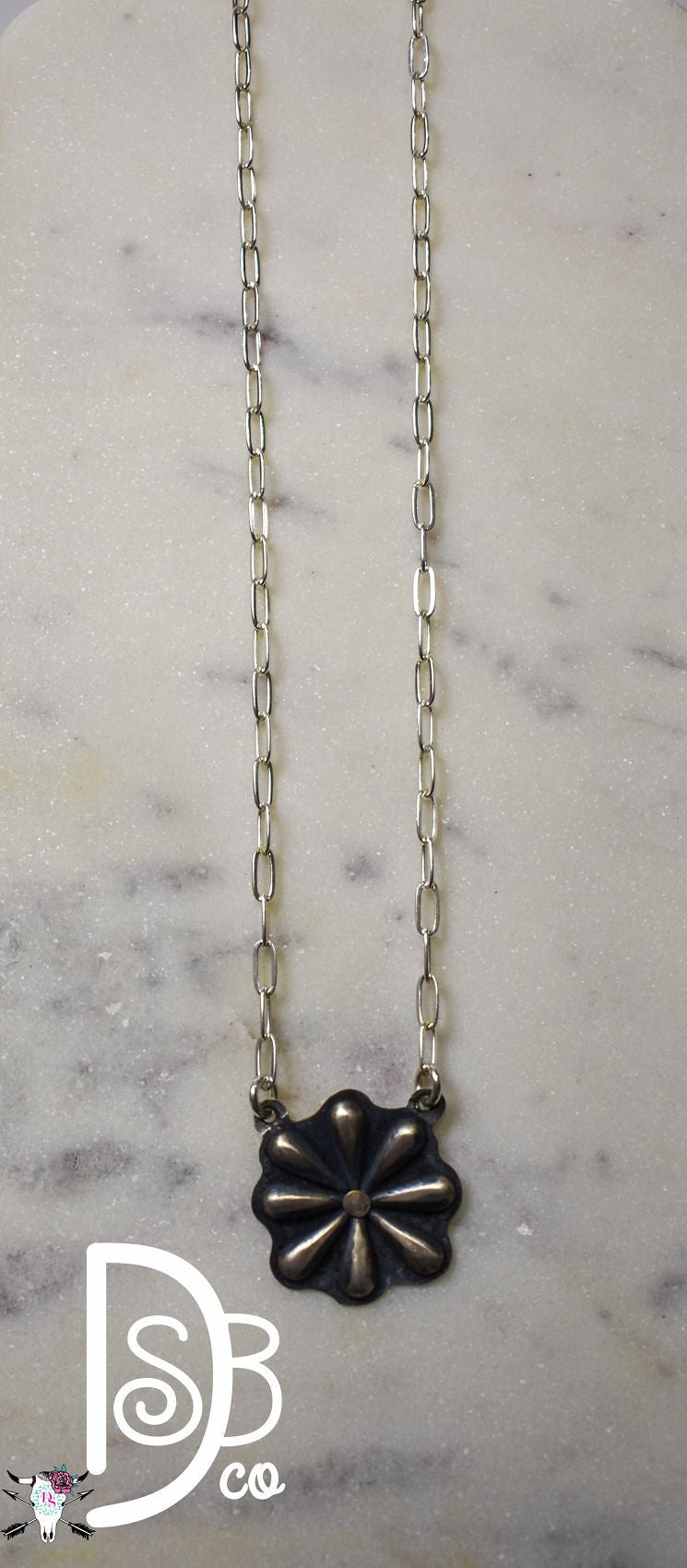 The Sterling Silver Laura Concho Necklace - Deadwood South Boutique & Company LLC