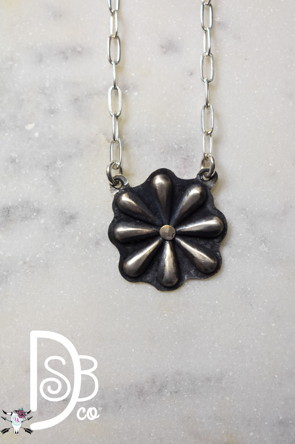 The Sterling Silver Laura Concho Necklace - Deadwood South Boutique & Company LLC