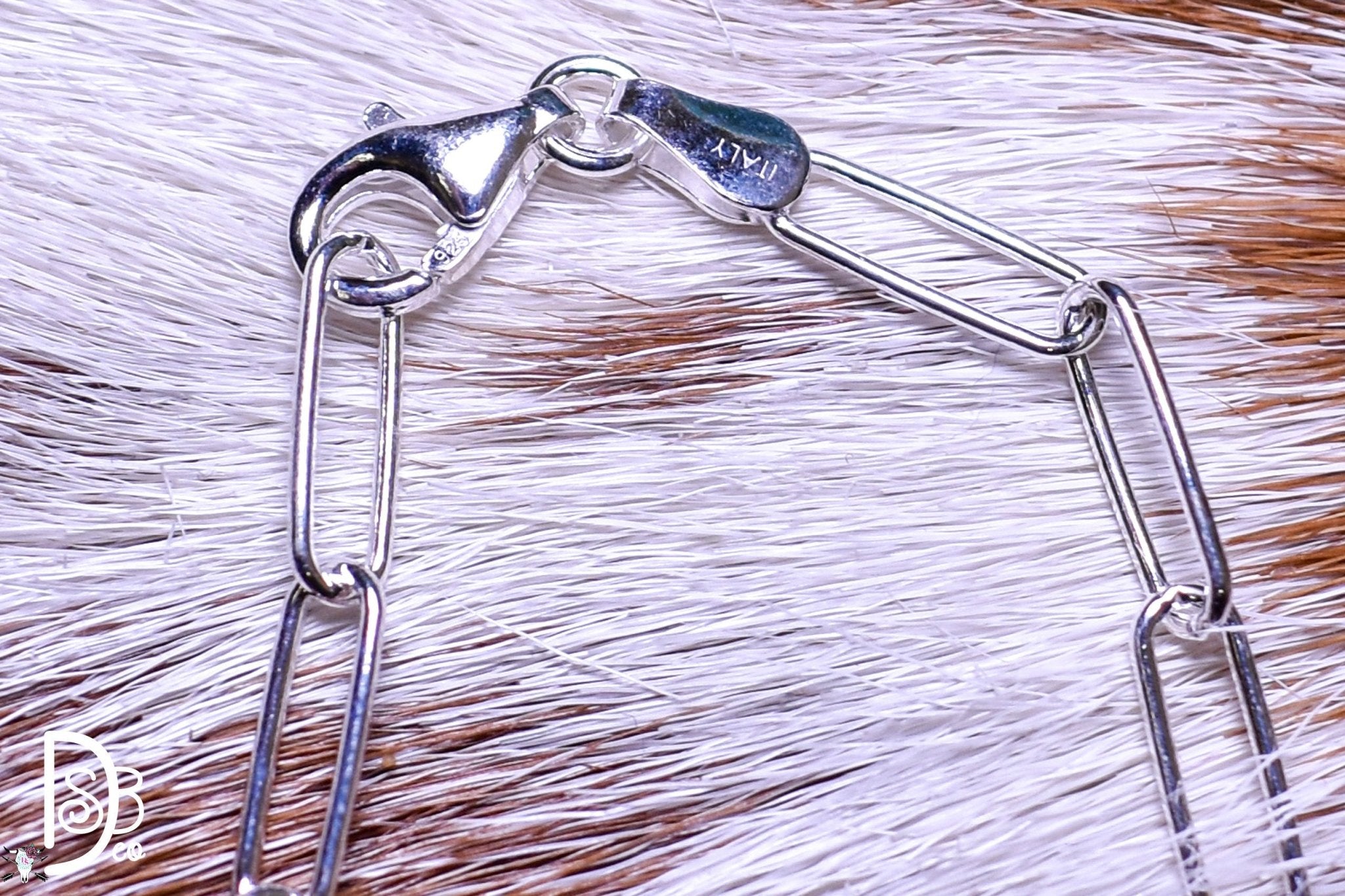 The Sterling Silver Paperclip Chain 18" - Deadwood South Boutique & Company LLC