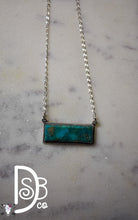 The Sterling Silver & Turquoise Bar Necklace - Deadwood South Boutique & Company LLC