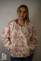 The Vintage Horse Tolle Print Hooded Windbreaker - Deadwood South Boutique & Company LLC
