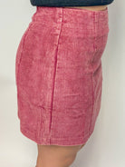 The Washed Corduroy Skirt - Deadwood South Boutique & Company LLC