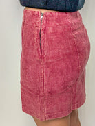 The Washed Corduroy Skirt - Deadwood South Boutique & Company LLC