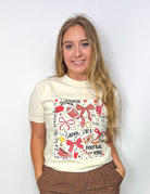 Touch Down Bow Graphic Tee - Deadwood South Boutique & Company LLC