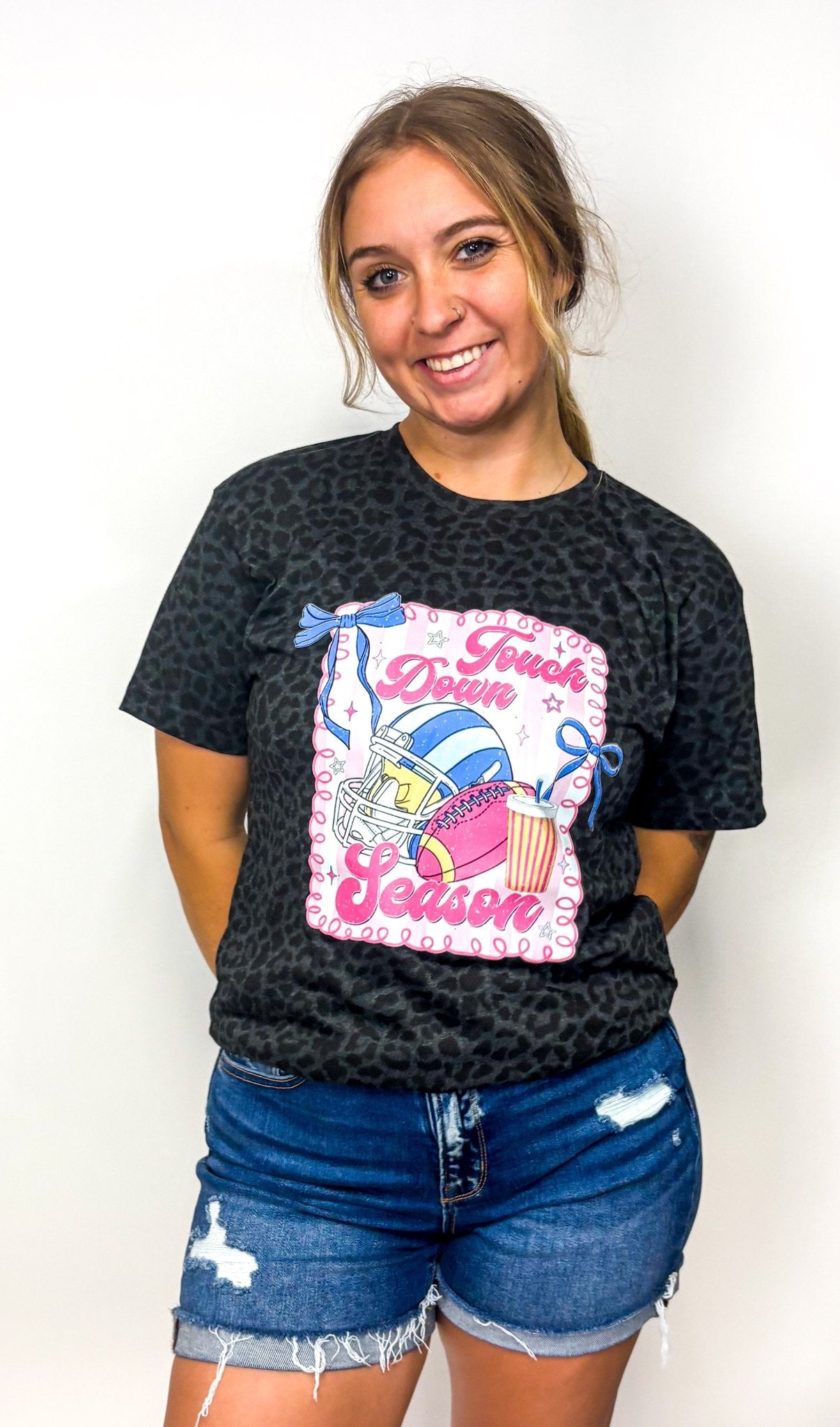 Touch Down Season Graphic Tee - Deadwood South Boutique & Company LLC