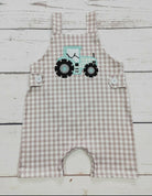 Tractor Applique’ Romper - Deadwood South Boutique & Company LLC