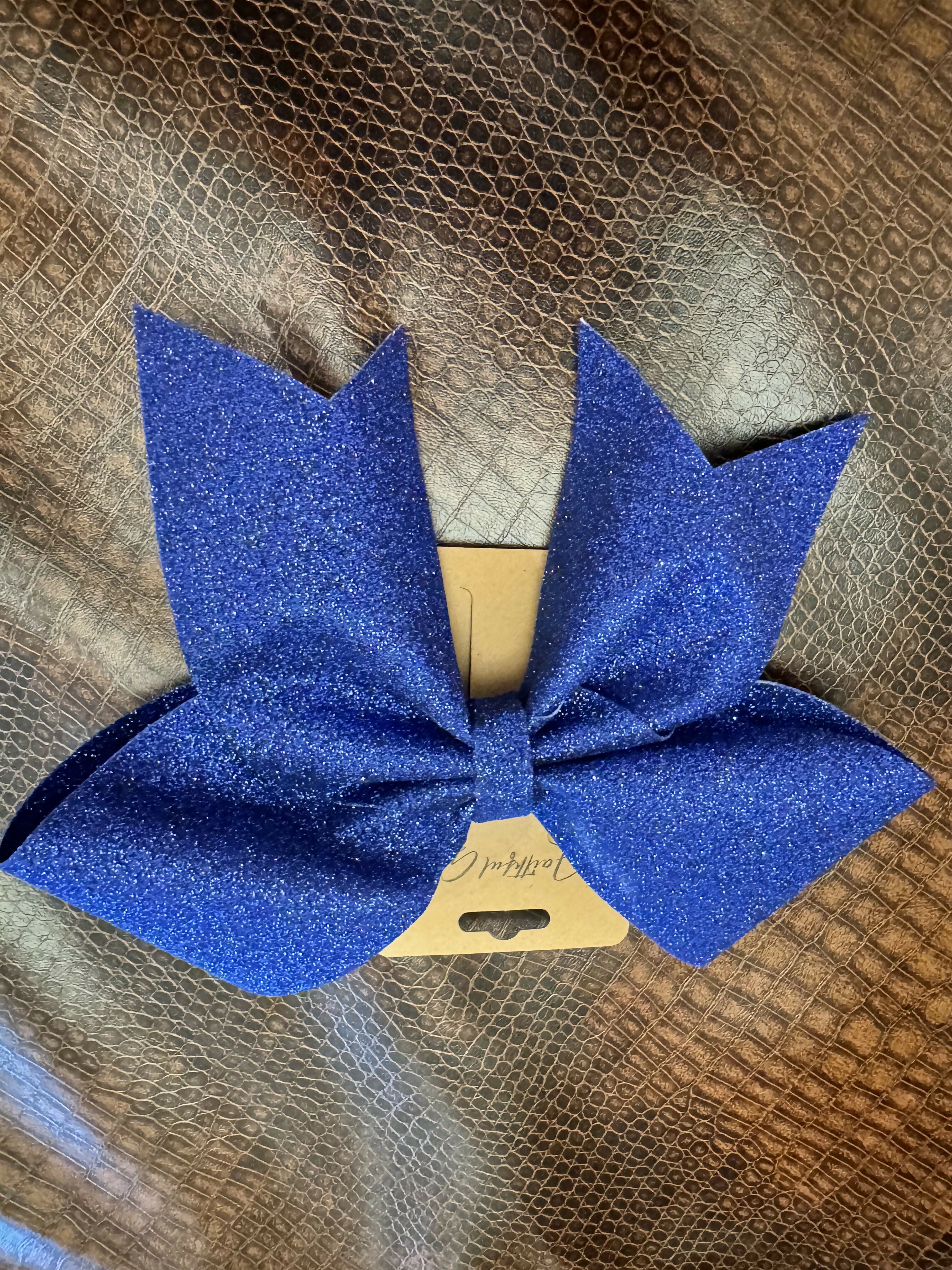 Glitter Cheer Bow-Accessories-Faithful Glow-Deadwood South Boutique, Women's Fashion Boutique in Henderson, TX