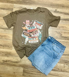 Rock & Roll Graphic Tee-Graphic Tees-Vintage Cowgirl-Deadwood South Boutique, Women's Fashion Boutique in Henderson, TX