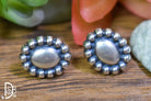 Veronica Sterling Silver Concho Oval Studs - Deadwood South Boutique & Company LLC
