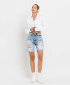 Vervet Amici High Rise Bermuda Shorts - Deadwood South Boutique & Company LLC