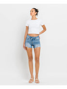 Vervet High Rise Criss Cross Shorts - Deadwood South Boutique & Company LLC