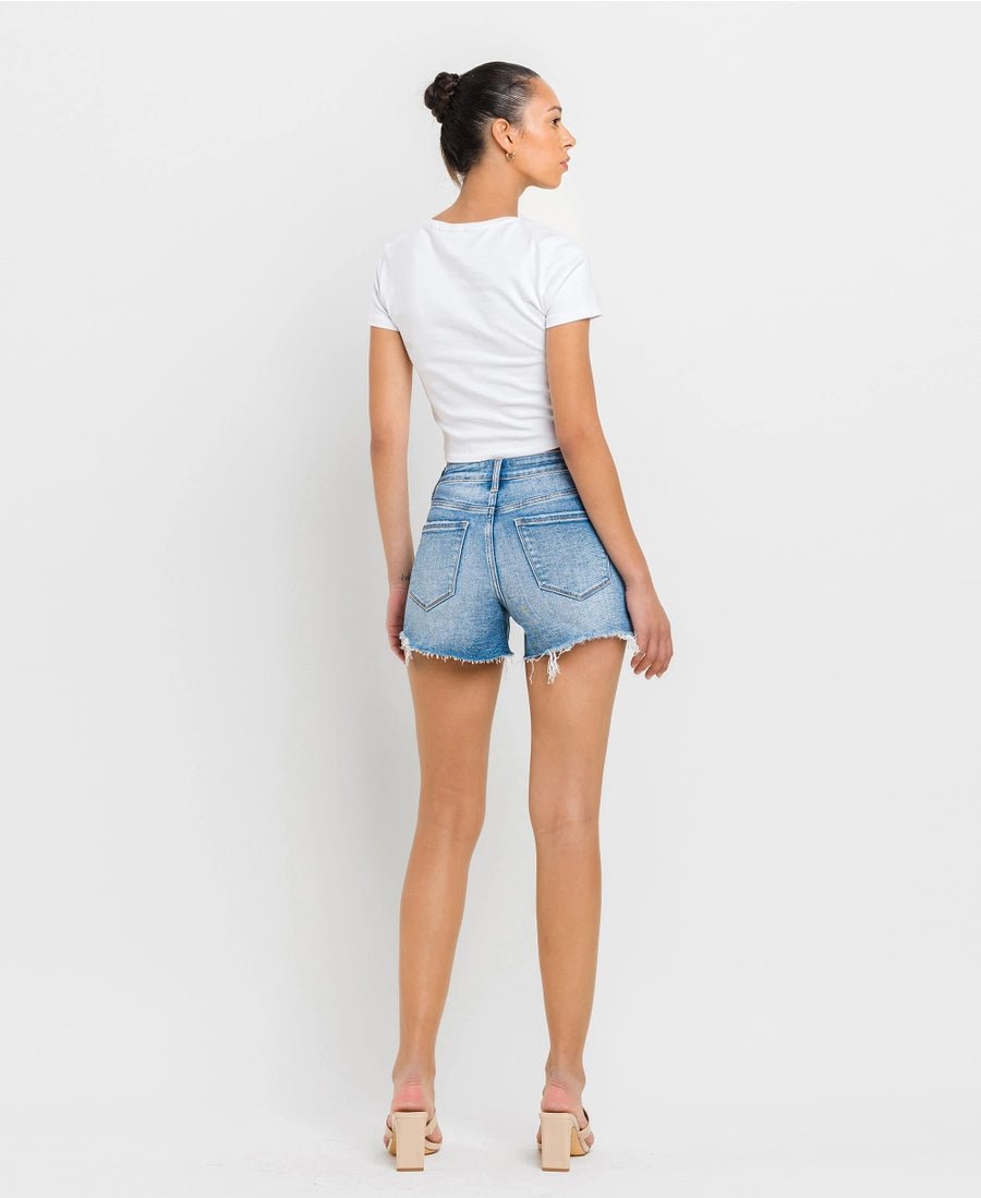 Vervet High Rise Criss Cross Shorts - Deadwood South Boutique & Company LLC