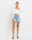 Vervet Pacific Venice Boyfriend Shorts - Deadwood South Boutique & Company LLC