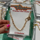 Vibes Large Lock Trucker Cap Chain - Deadwood South Boutique & Company LLC