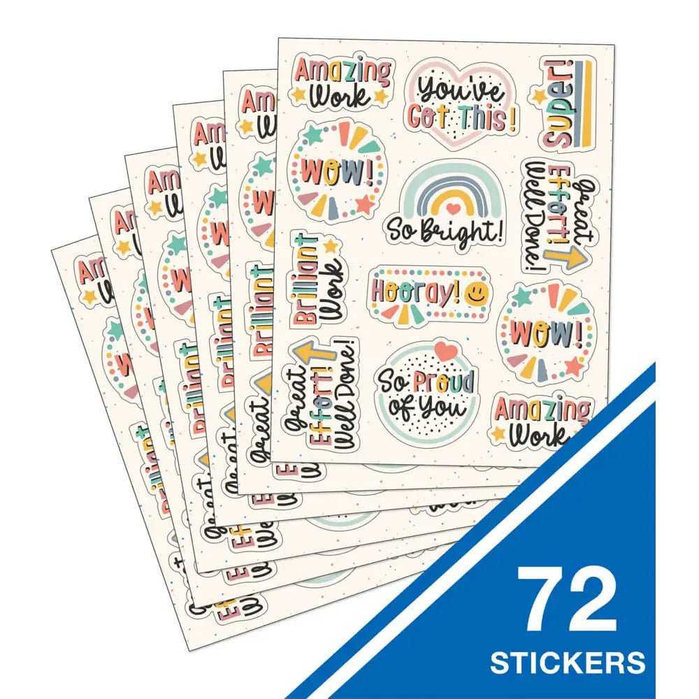 We Belong Motivators Shape Stickers - Deadwood South Boutique & Company LLC