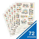 We Belong Motivators Shape Stickers - Deadwood South Boutique & Company LLC