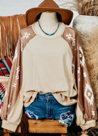 Western Patch Top - Deadwood South Boutique & Company LLC