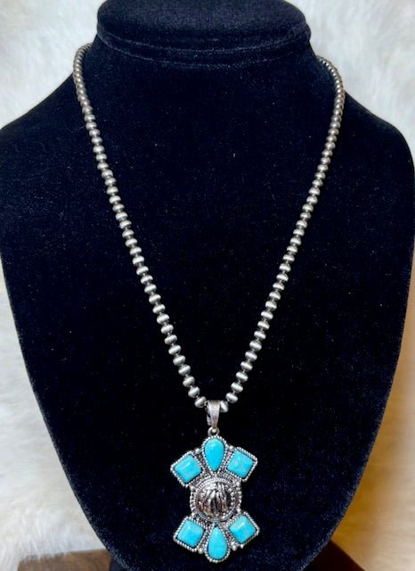 Western Pendant Fashion Necklace - Deadwood South Boutique & Company LLC