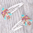 Western Thunderbird Hair Clips 2 piece set - Deadwood South Boutique & Company LLC
