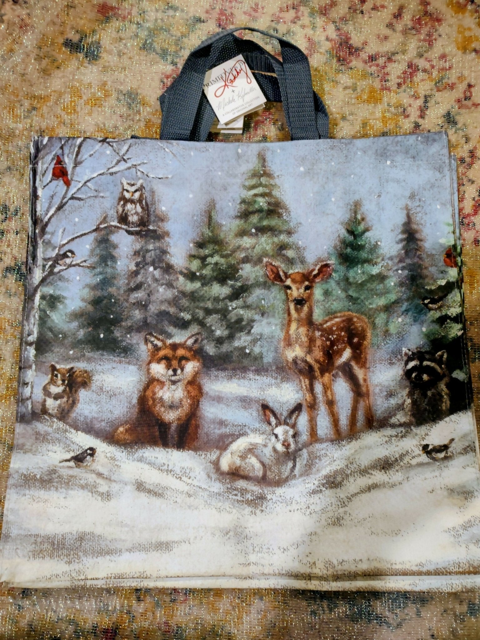 Winter Friends Tote - Deadwood South Boutique & Company LLC