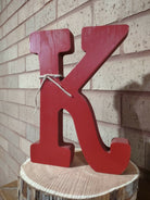 Wood Letter "K" - Deadwood South Boutique & Company LLC