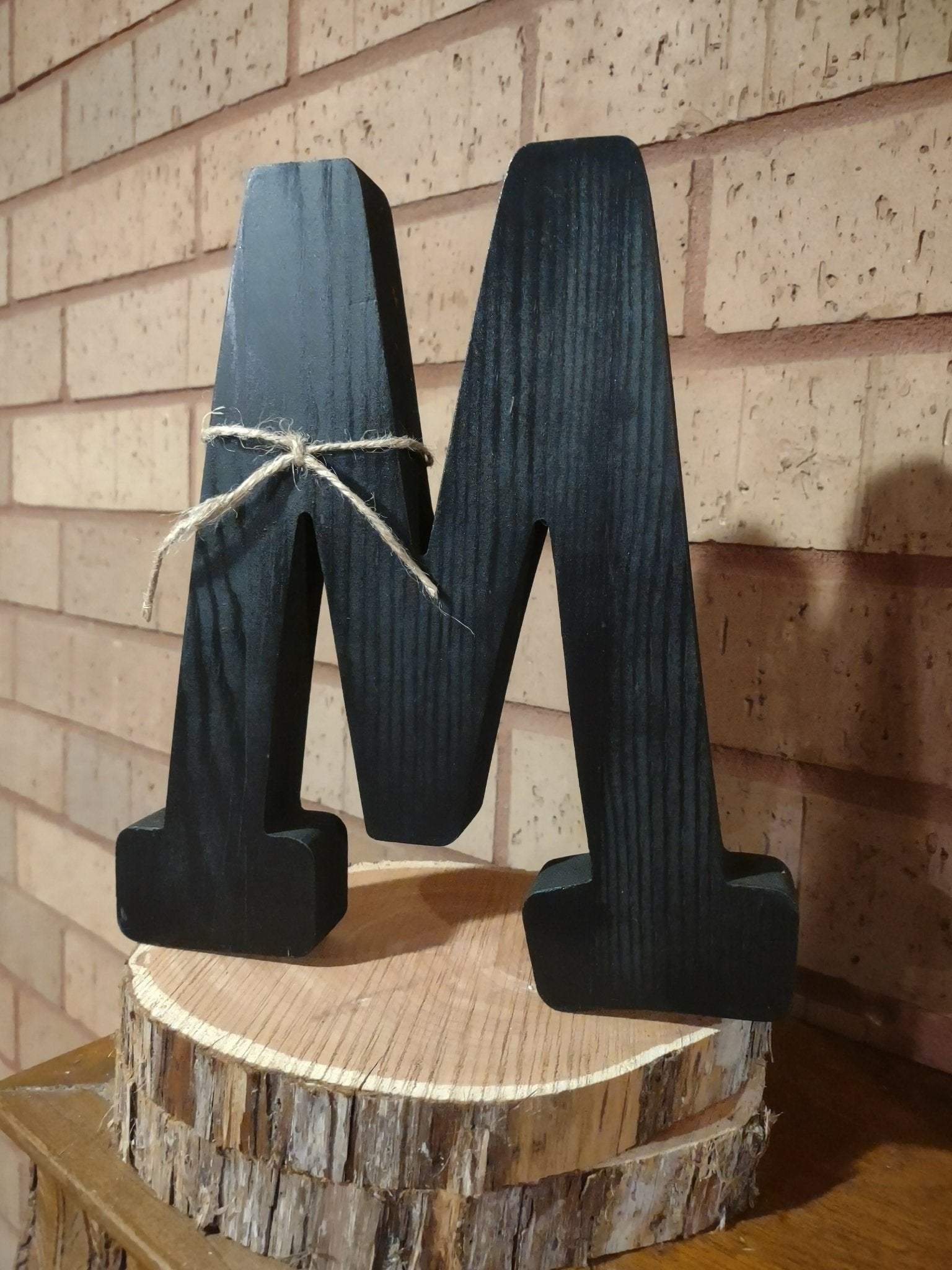 Wood Letter "M" - Deadwood South Boutique & Company LLC