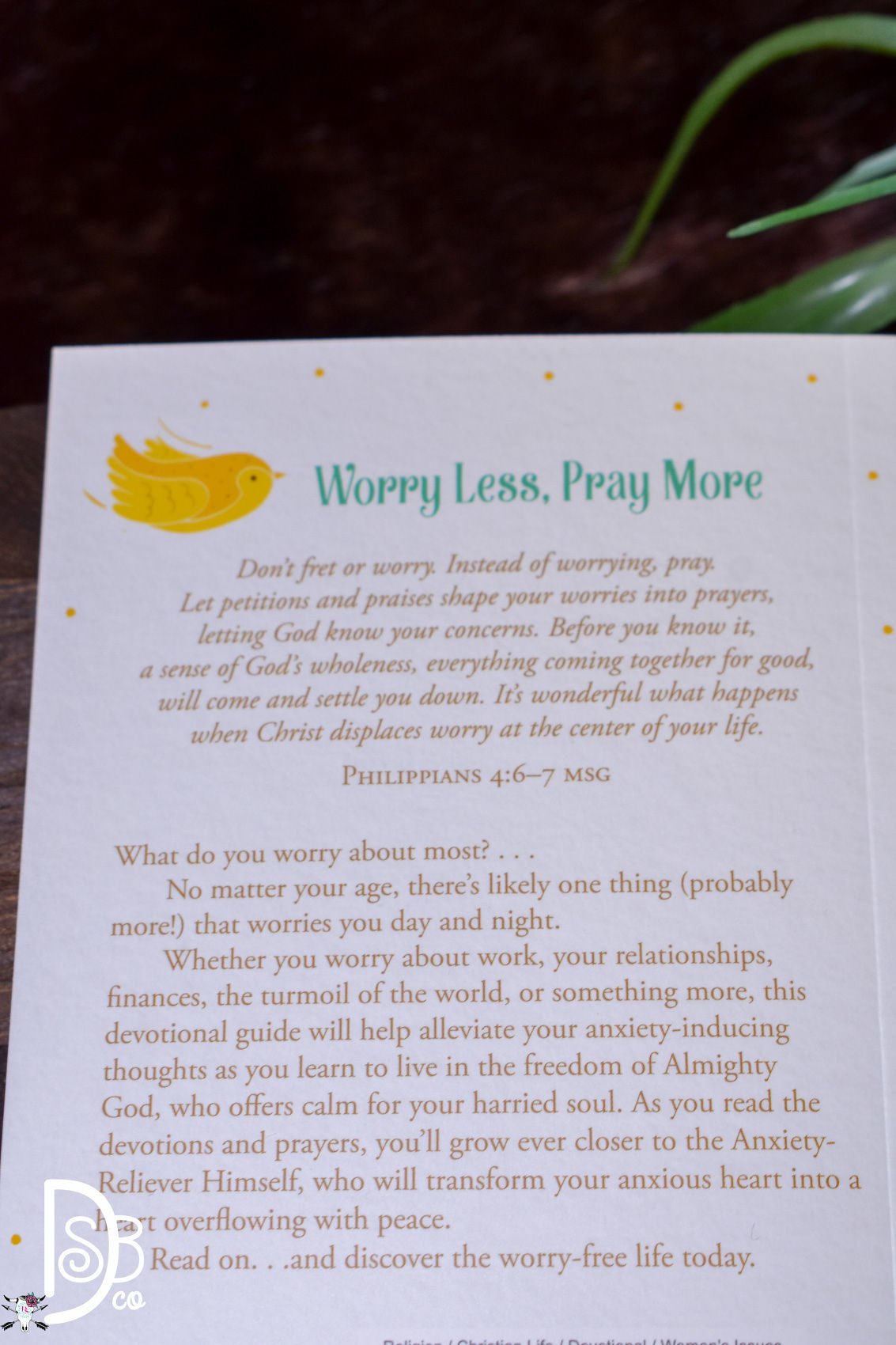 Worry Less Pray More - Deadwood South Boutique & Company LLC