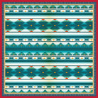 Turquoise Aztec Wild Rag-Wild Rags-Deadwood South Boutique & Company-Deadwood South Boutique, Women's Fashion Boutique in Henderson, TX