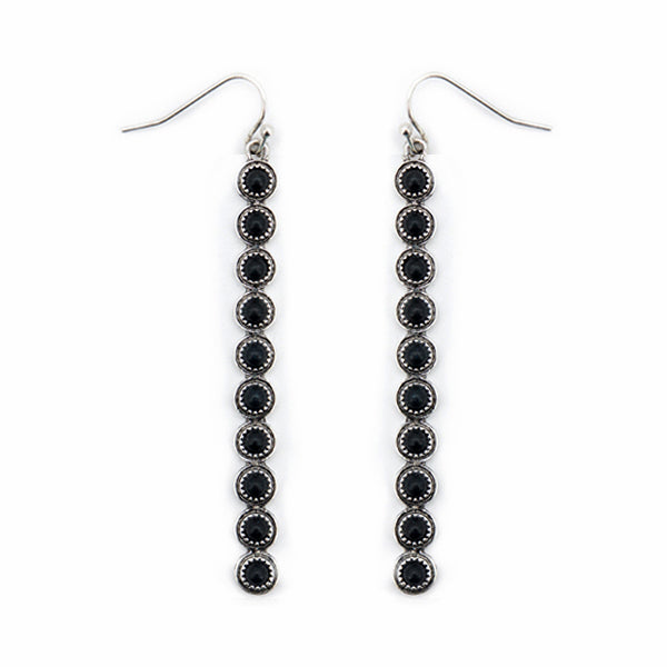 Black Simpleton Earrings