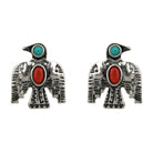 The Thunderbird Turquoise Earrings-Earrings-Deadwood South Boutique & Company-Deadwood South Boutique, Women's Fashion Boutique in Henderson, TX