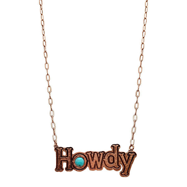 Howdy Fashion Copper Necklace