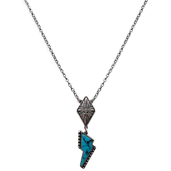 The Lightening Bolt Concho Fashion Necklace-jewelry-Deadwood South Boutique & Company-Deadwood South Boutique, Women's Fashion Boutique in Henderson, TX