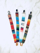 Red Serape Pacifier Clips-kids-Deadwood South Boutique & Company-Deadwood South Boutique, Women's Fashion Boutique in Henderson, TX