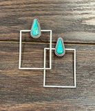 Boho Turquoise Stud Fashion Earrings-Earrings-Deadwood South Boutique & Company-Deadwood South Boutique, Women's Fashion Boutique in Henderson, TX