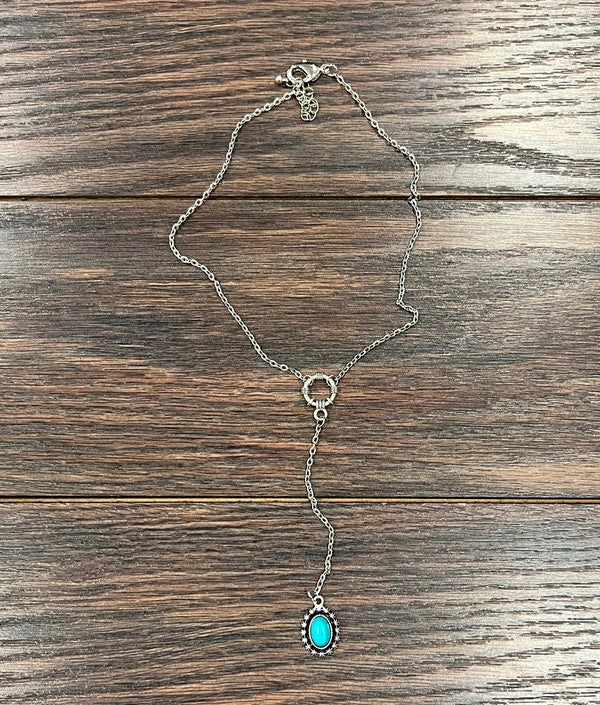 The Dainty Turquoise Fashion Necklace-Necklaces-Deadwood South Boutique & Company-Deadwood South Boutique, Women's Fashion Boutique in Henderson, TX