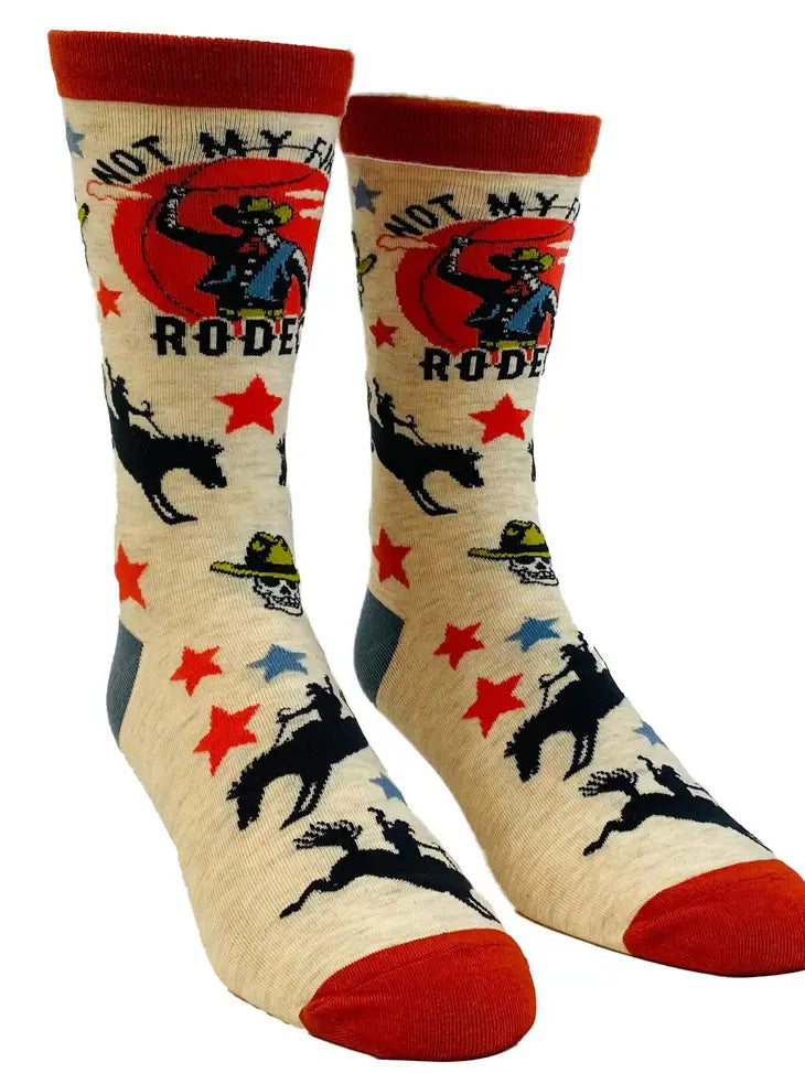 Not My First Rodeo Socks-Socks-Deadwood South Boutique & Company-Deadwood South Boutique, Women's Fashion Boutique in Henderson, TX