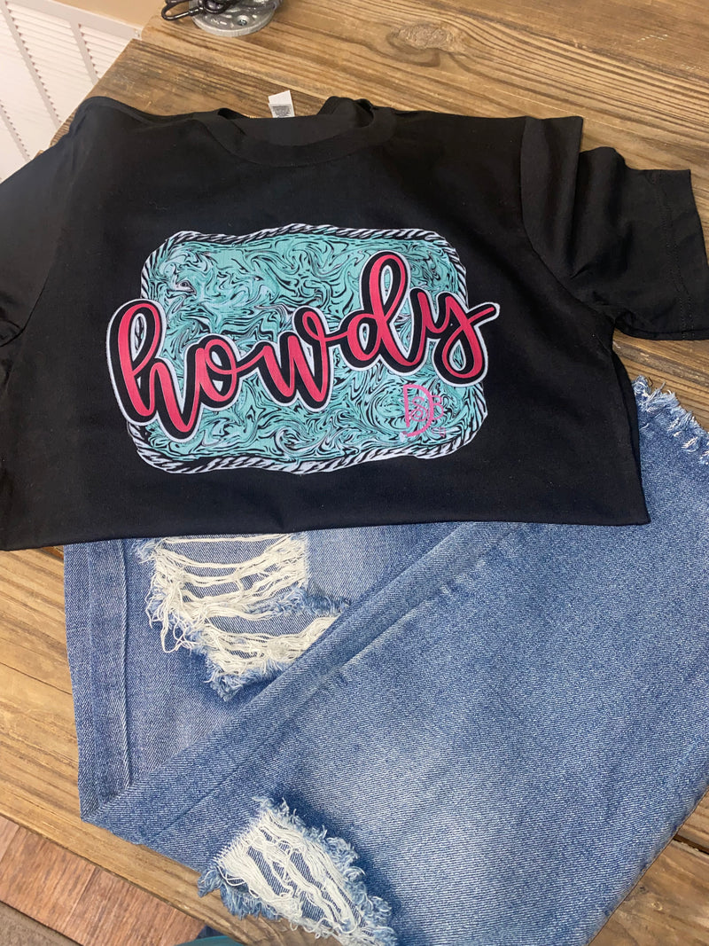 The Howdy Graphic Tee-Graphic Tee's-Deadwood South Boutique-Deadwood South Boutique, Women's Fashion Boutique in Henderson, TX
