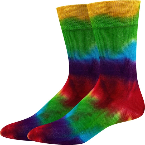 Rainbow Tie Dye Bamboo Socks-Socks-Deadwood South Boutique & Company-Deadwood South Boutique, Women's Fashion Boutique in Henderson, TX