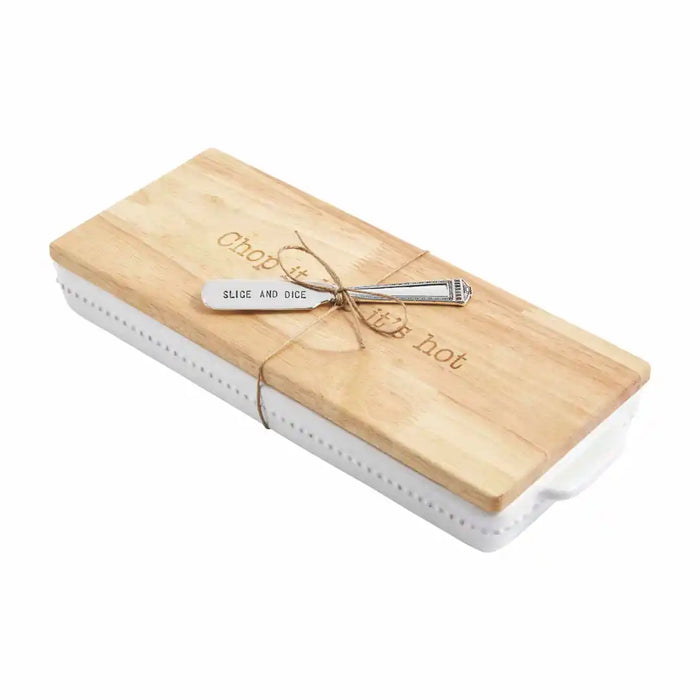 Mud Pie Chop It Tray & Board Set-Home Decor & Gifts-Deadwood South Boutique & Company-Deadwood South Boutique, Women's Fashion Boutique in Henderson, TX