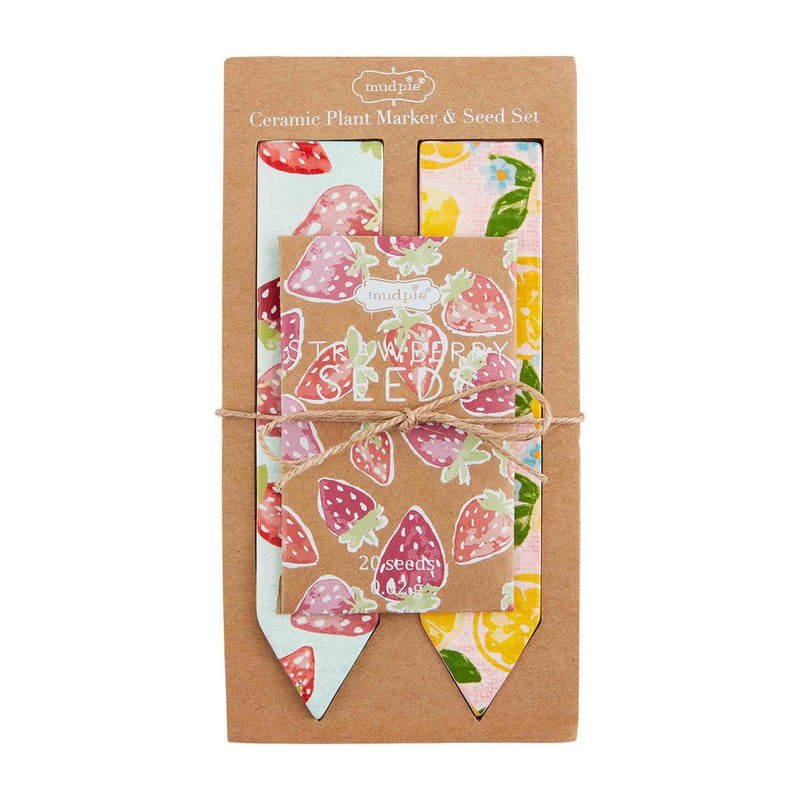 Mud Pie Soil Marker & Seed Packet Sets