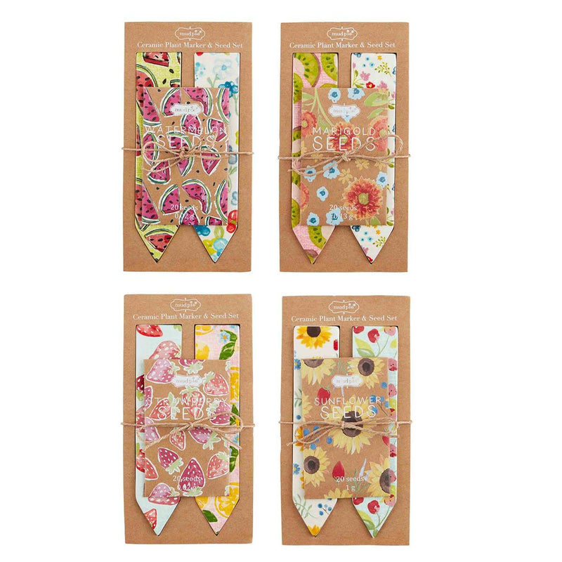 Mud Pie Soil Marker & Seed Packet Sets