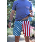 Burlebo Men's Throwback USA Shorts-Shorts-Deadwood South Boutique & Company-Deadwood South Boutique, Women's Fashion Boutique in Henderson, TX