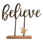 Mud Pie Believe Cast Iron Sentiment-Home Decor & Gifts-Deadwood South Boutique & Company-Deadwood South Boutique, Women's Fashion Boutique in Henderson, TX