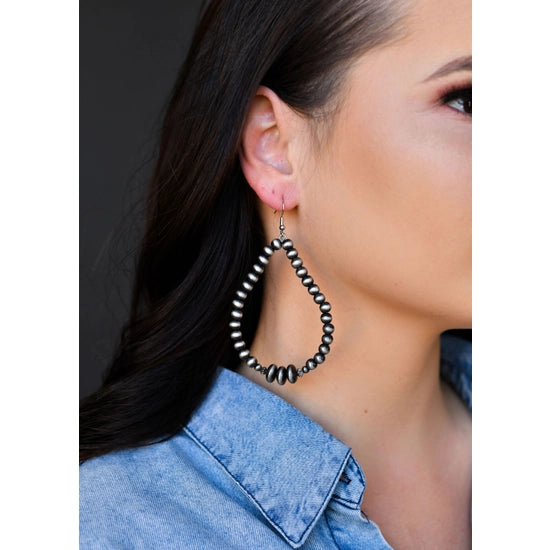 The Angelic Navajo Pearl Fashion Earrings-Earrings-Deadwood South Boutique & Company-Deadwood South Boutique, Women's Fashion Boutique in Henderson, TX